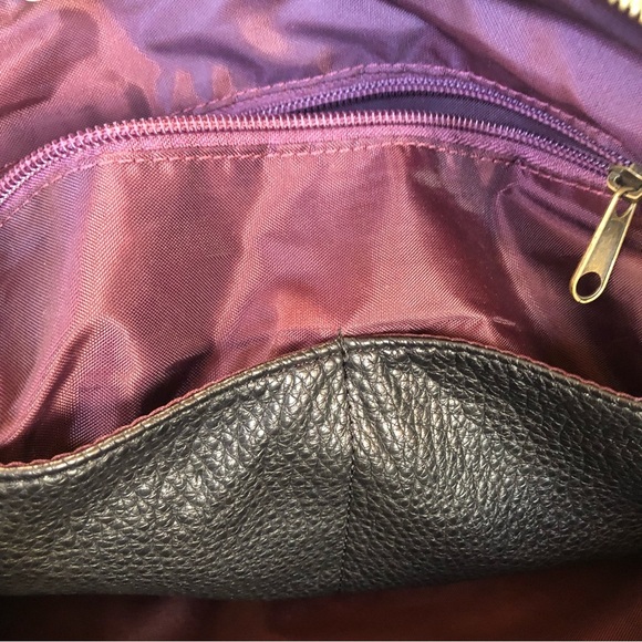 Pistil The Sure Thing Tote bag mottled canvas and faux leather accents OS - Picture 9 of 10